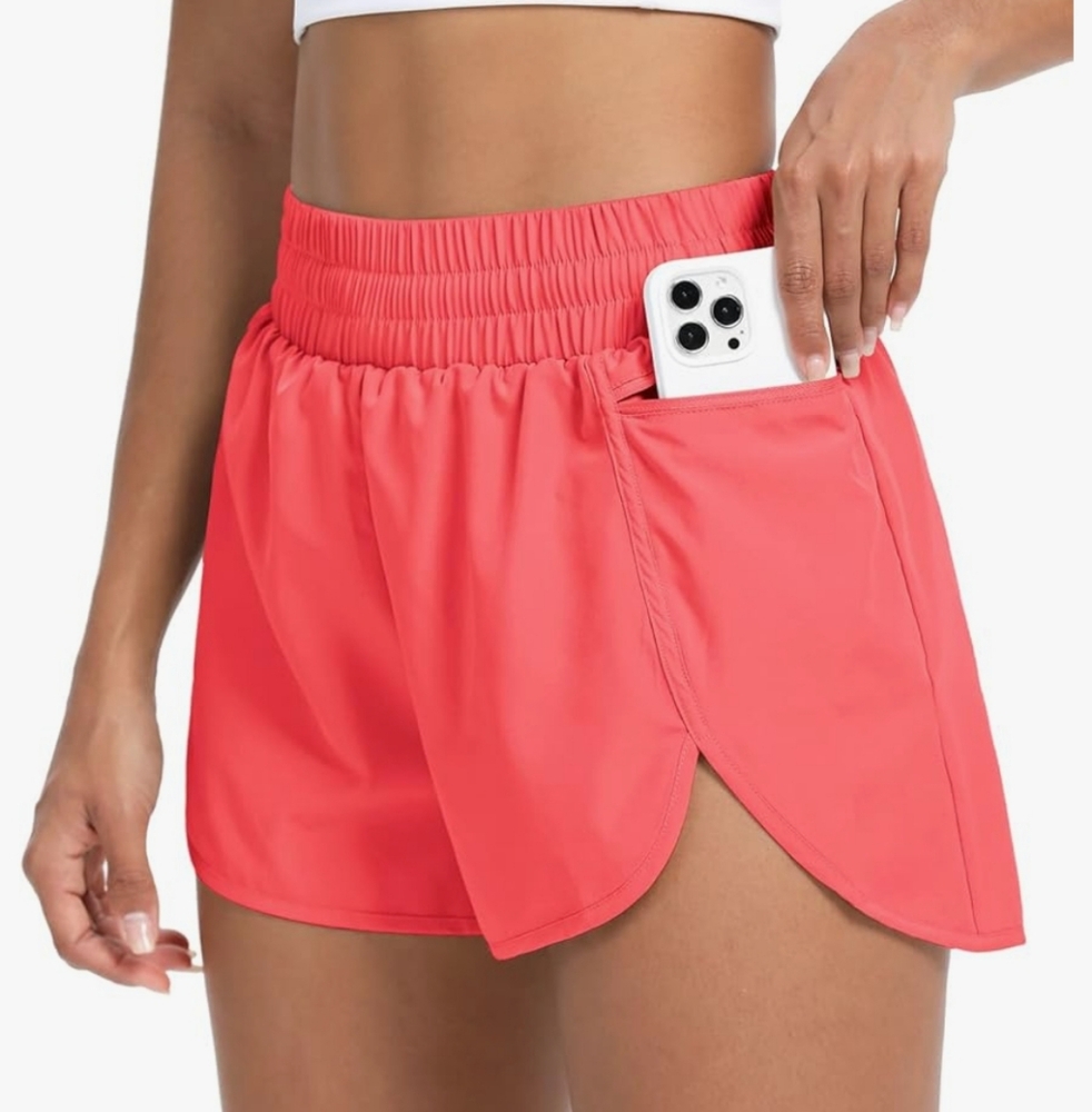 Gym Rainbow Quick Dry Athletic Shorts With Liner